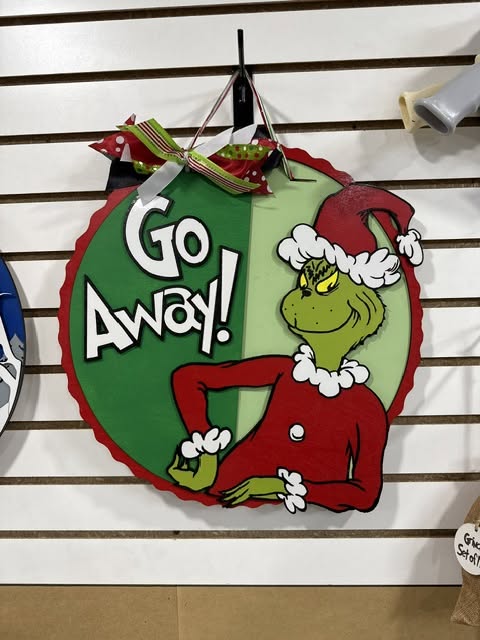 DIY Go Away  Door Hanger, Unfinished