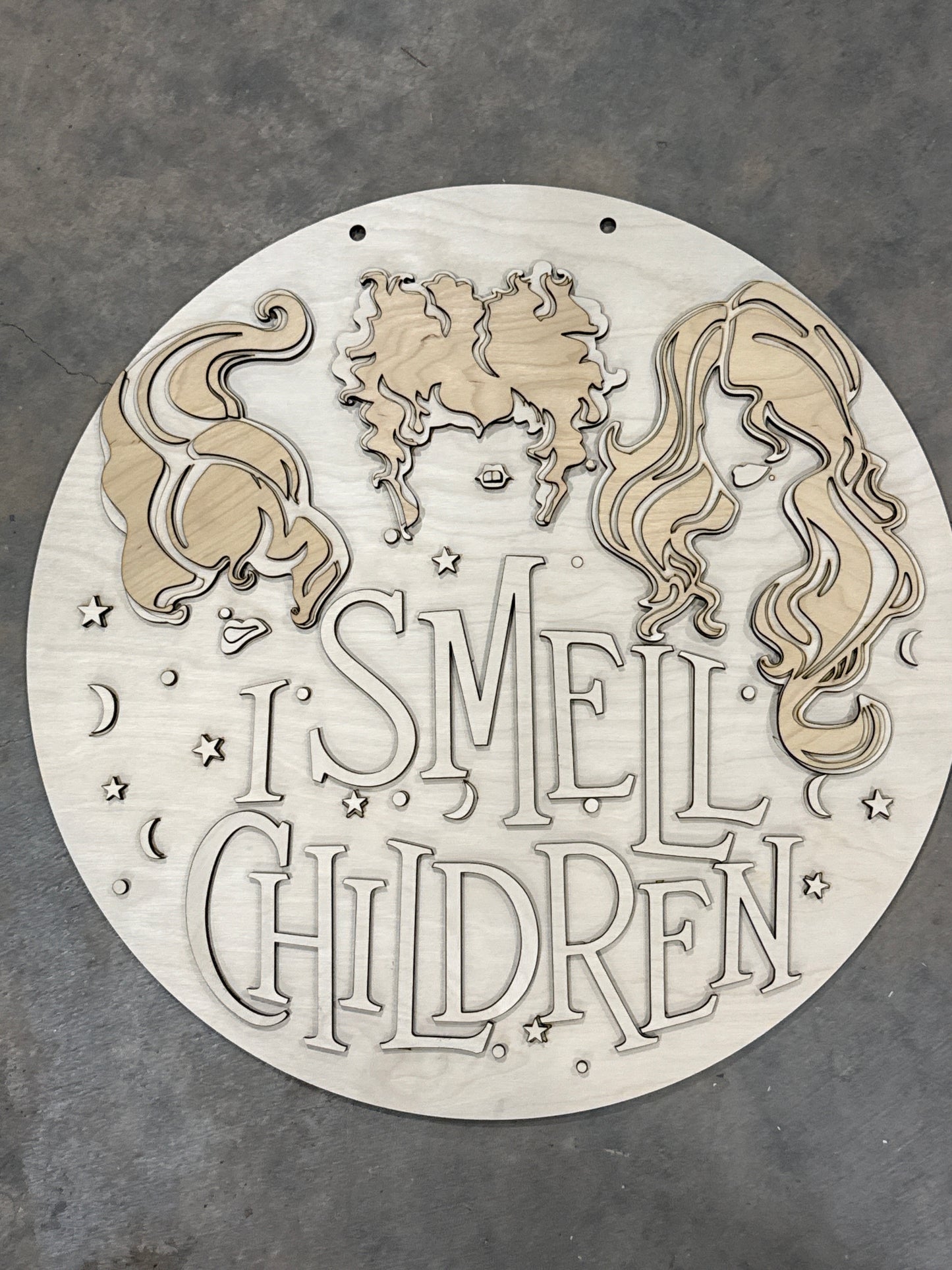 DIY I smell Children, Hocus Door Hanger