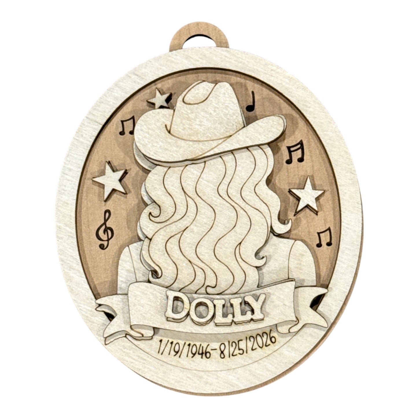 DIY Dolly Ornament, Unfinished