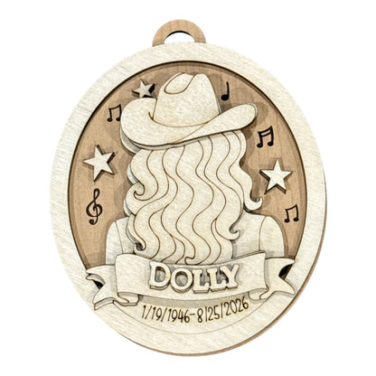 DIY Dolly Ornament, Unfinished