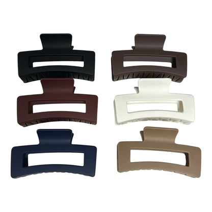 Solid Rectangle Claw Clip, Claw Clips 4", Solid Claw Clips Version #2 (Sturdy)