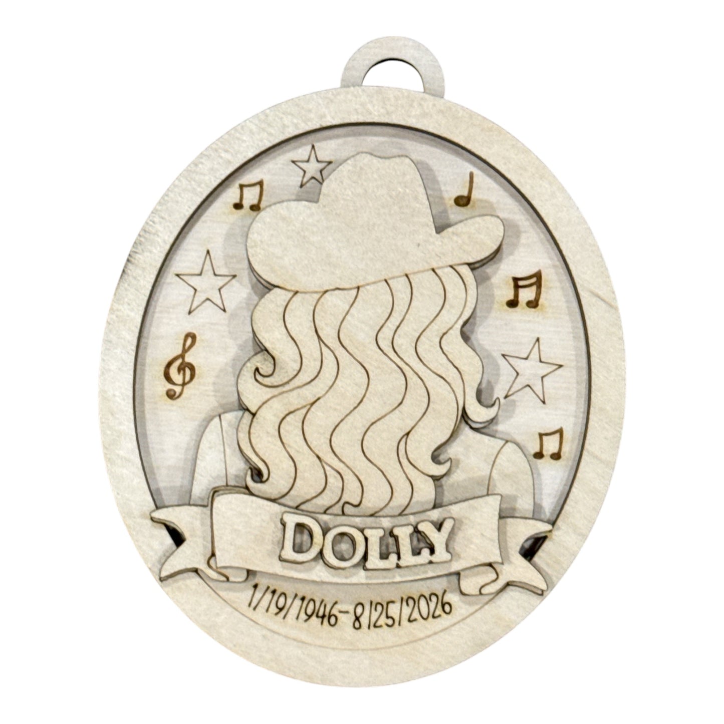 DIY Dolly Ornament, Unfinished