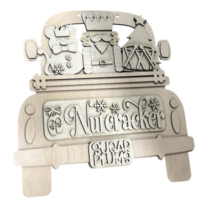 DIY 18" - 22" Nutcracker Sugar Plums Truck Insert or Trucks