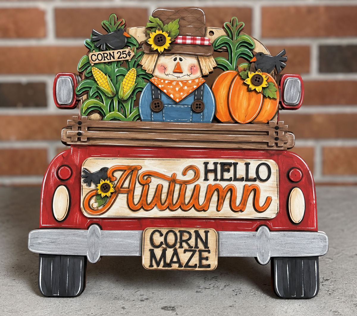 DIY 18" and 22" Hello Autumn Truck Insert or Truck set