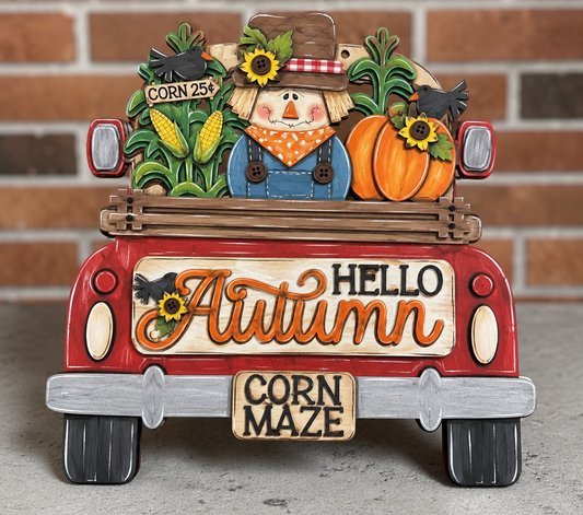 DIY 18" and 22" Hello Autumn Truck Insert or Truck set