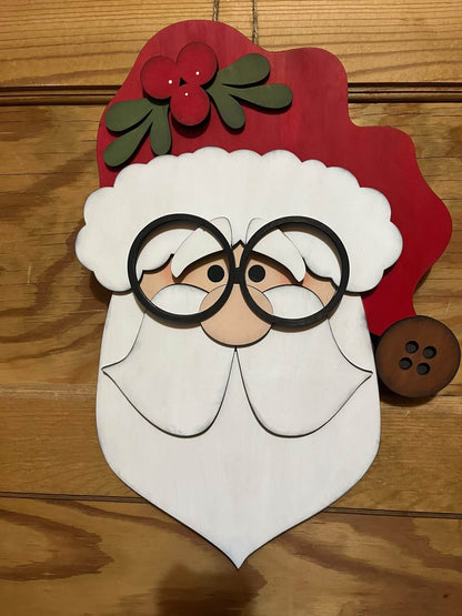 DIY Santa Door Hanger, Unfinished  Door Hanger: DIY Door Hanger, Christmas