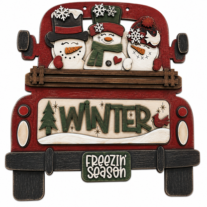 DIY 18" or 22" Three Snowman Freezin Season
