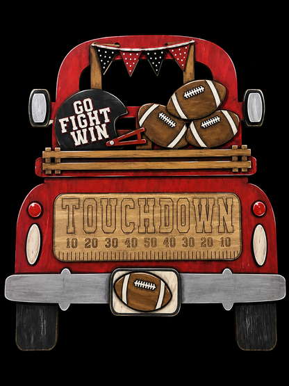 DIY 18" or 22" Football Truck Insert