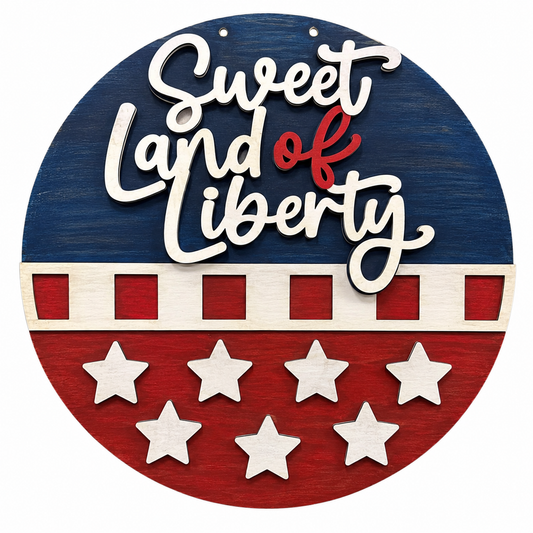 DIY Statue of Liberty Door Hanger, Door Hanger: 4th Of July, Unfinished, Whimsical, 4th of July Door Hanger, Statue of Liberty