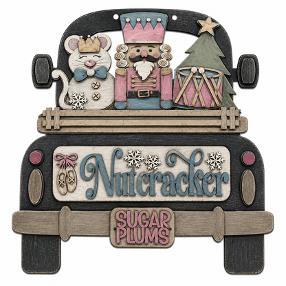 DIY 18" - 22" Nutcracker Sugar Plums Truck Insert or Trucks