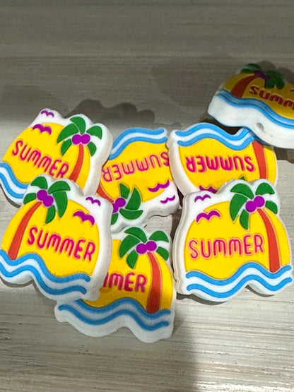 Summer / Silicone Beads/ kahala bear /Silicone Beads /Loose Beads, Jewelry Making, DIY Keychain Beaded /focal