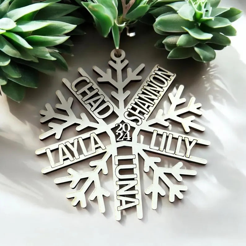 Snowflake Ornament * Personalized