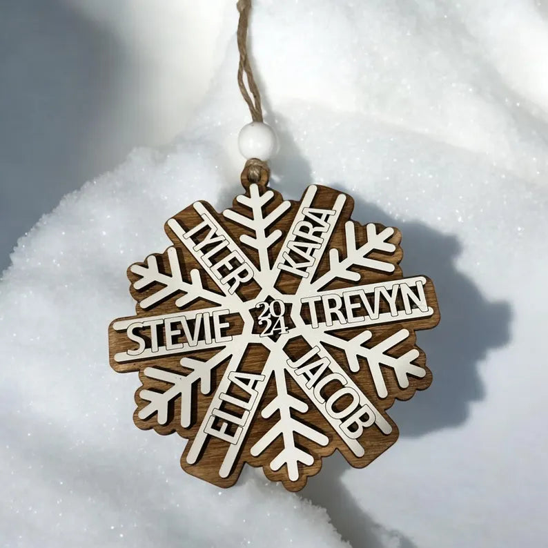 Snowflake Ornament * Personalized