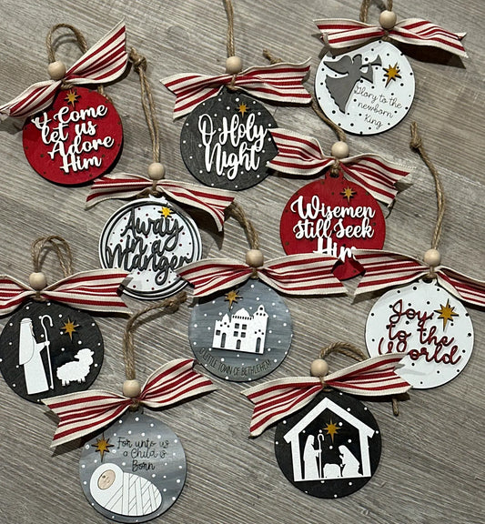 NATIVITY ORNAMENTS | INDIVIDUAL WS