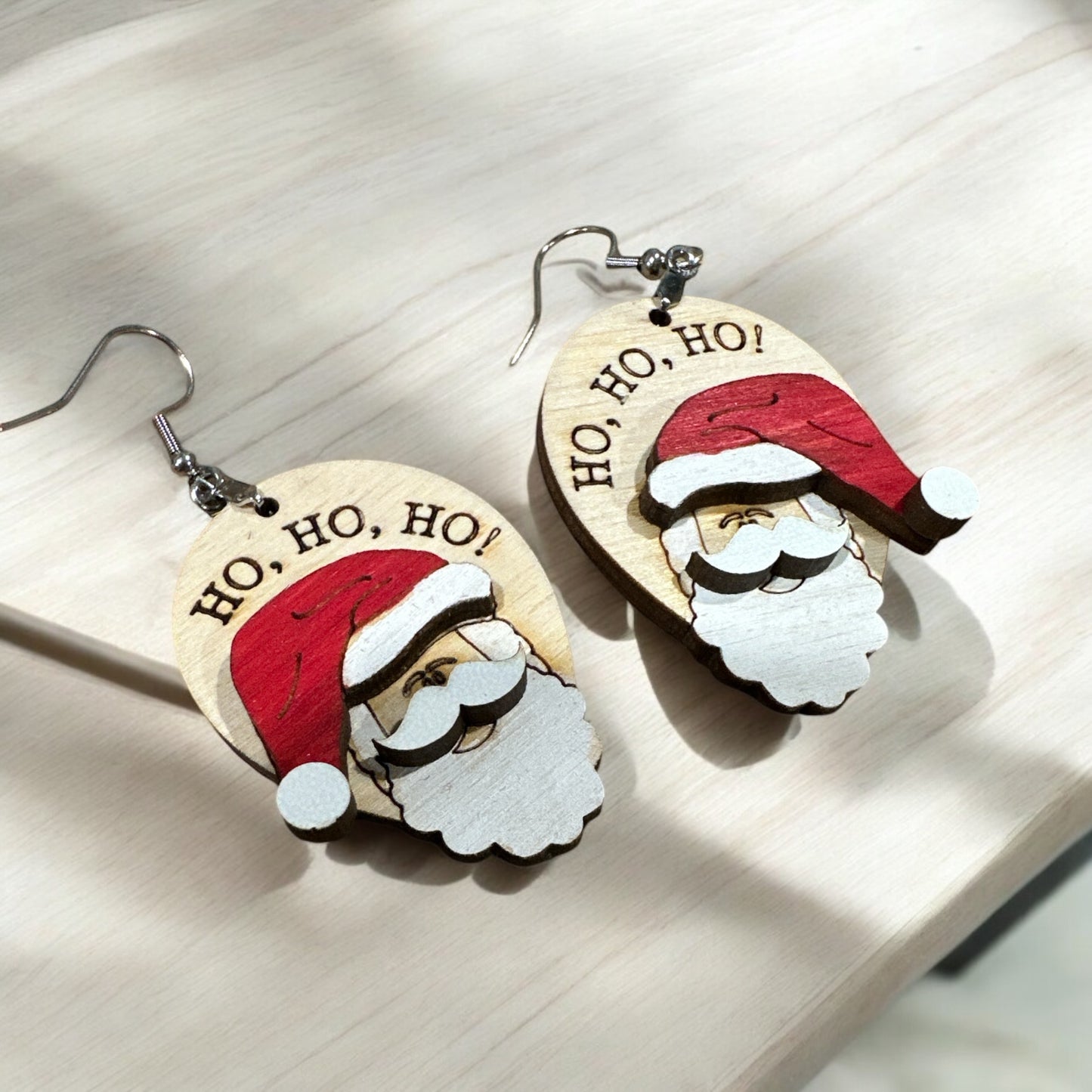 HO HO HO SANTA EARRINGS | WS