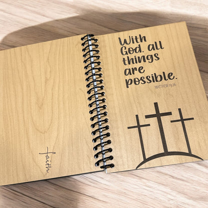 WITH GOD ALL THINGS ARE POSSIBLE - NOTEBOOK