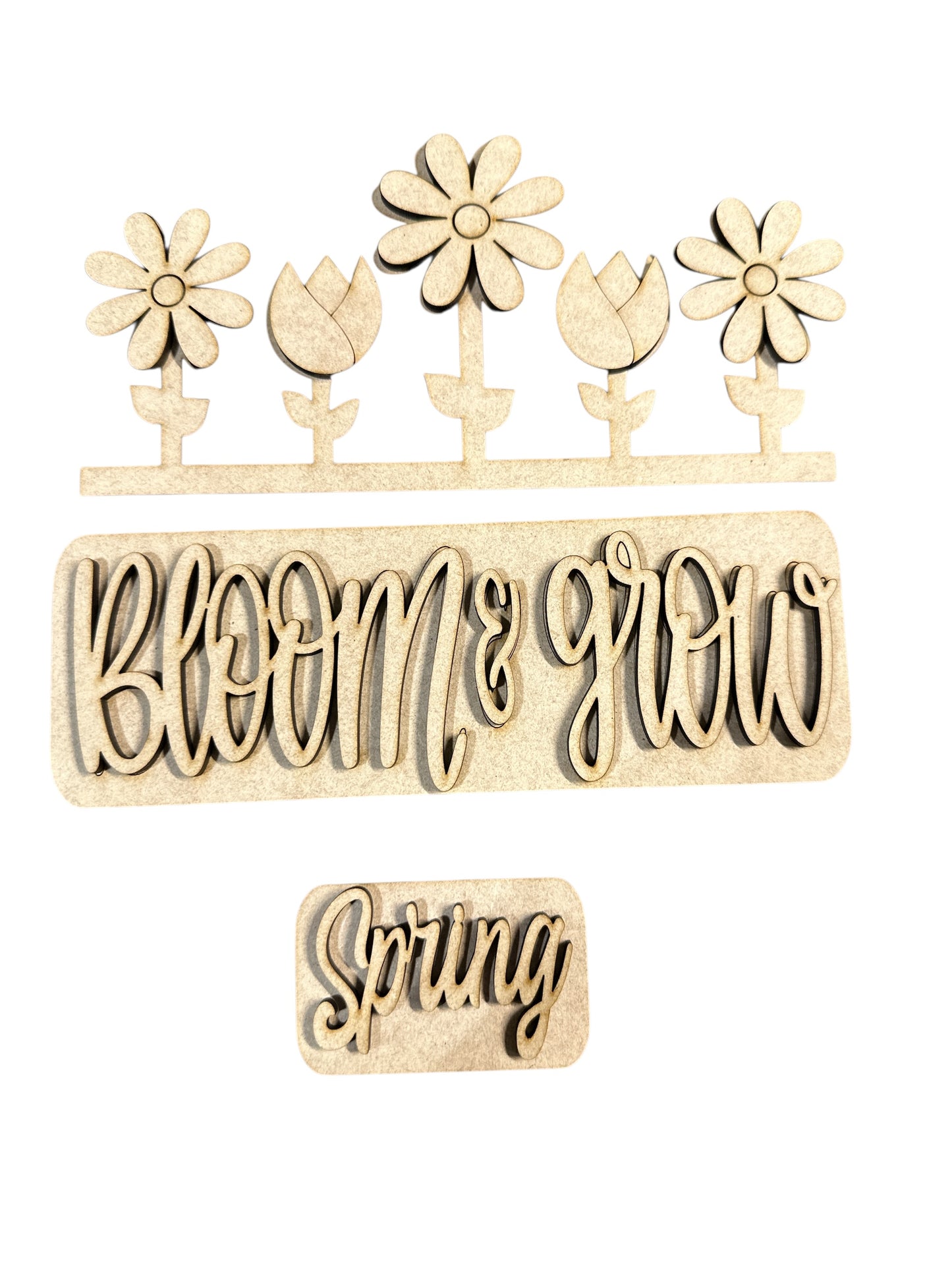 BLOOM & GROW SPRING  | TRUCK INSERT DIY BLANK