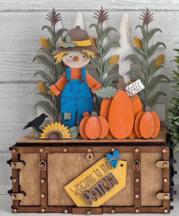 Scarecrow Crate or Trunk Inserts, Inserts Only DIY