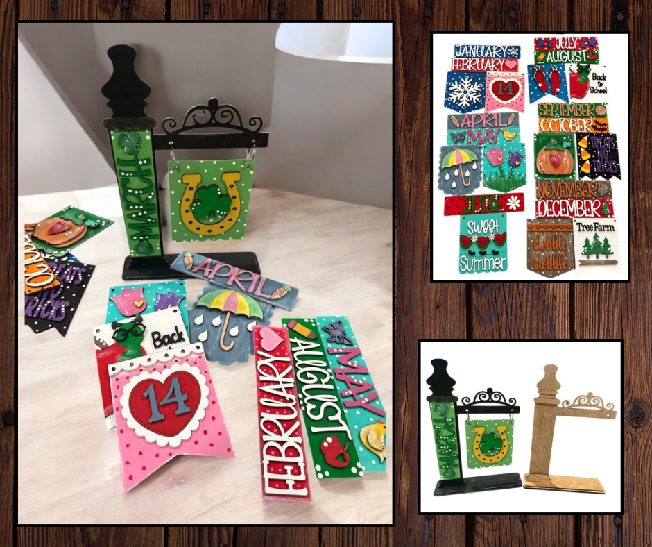 12 MONTH INTERCHANGEABLE STAND FOR ALL SEASONS / HOLIDAYS