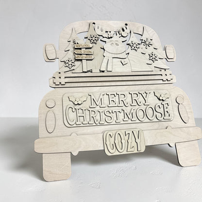 DIY 18" or 22" Merry Moosemas Truck Door Hanger
