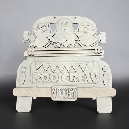 DIY 22" Boo Halloween Truck Insert