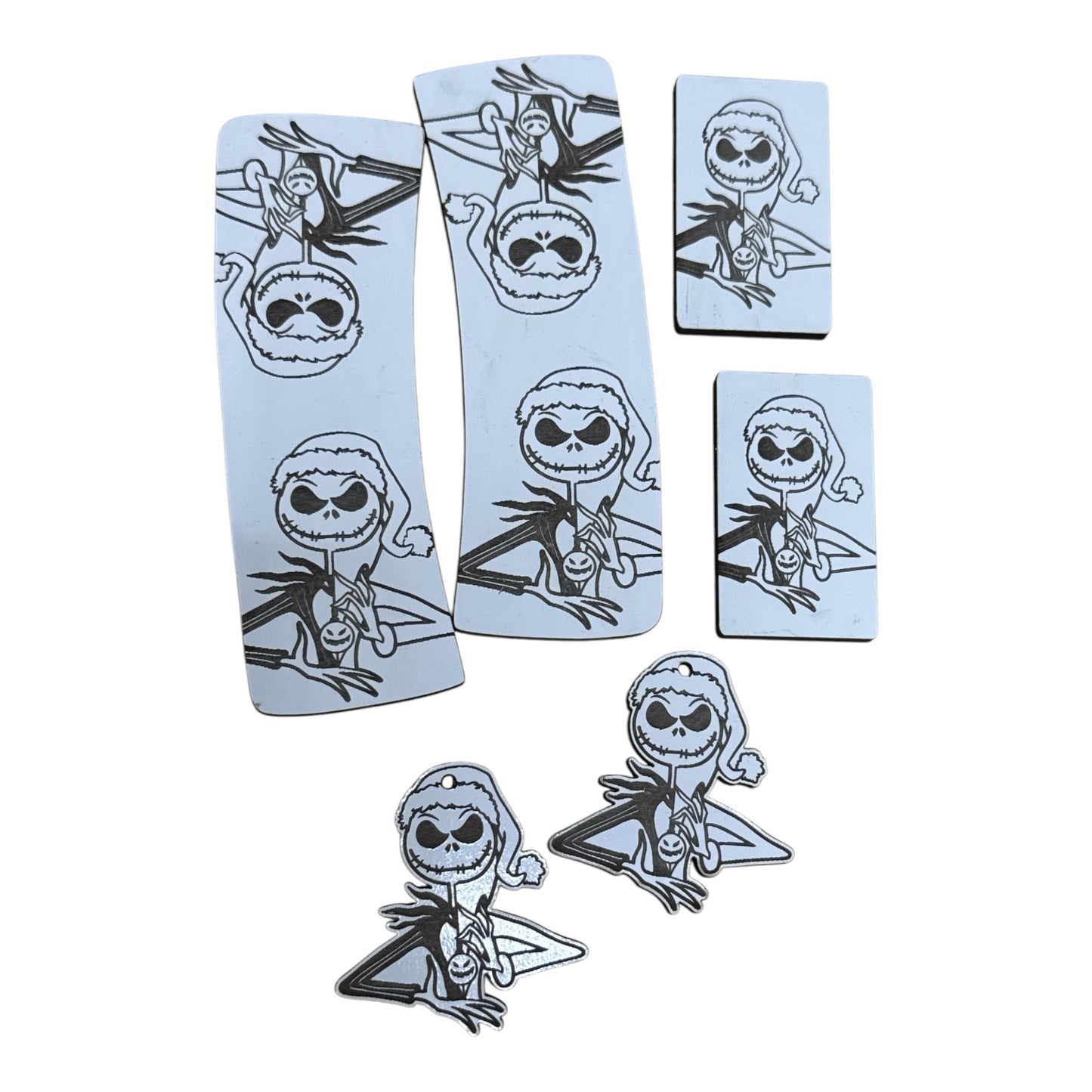DIY Nightmare Jack, Hair Clips, Earrings