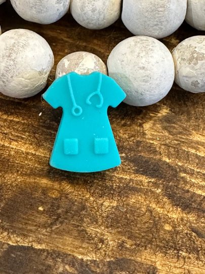 Scrub focal / Silicone Beads/ Silicone Beads,Loose Beads, Jewelry Making, DIY Keychain Beaded /focal