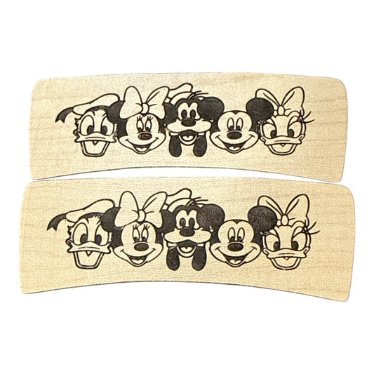 DIY Mouse and His Friends Hair Clip,