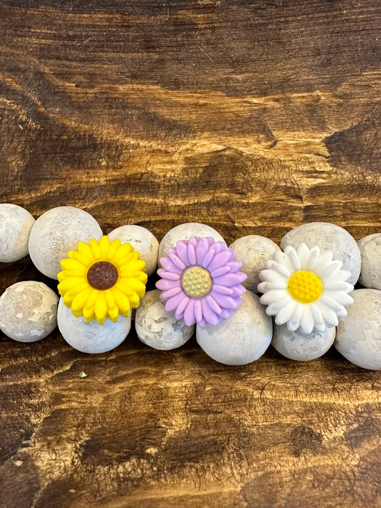 Sunflower Silicone Beads, Silicone Beads, Daisy Loose Beads, Jewelry Making, DIY Keychain Beaded