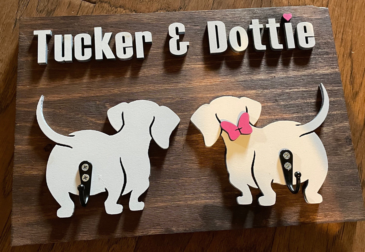 Leash Holder, 3D Dog Leash Holder, Dog Lovers Gift, Custom Dog Leash Hook, Personalized Pet Accessory Organizer, Wall Mounted Leash Hanger