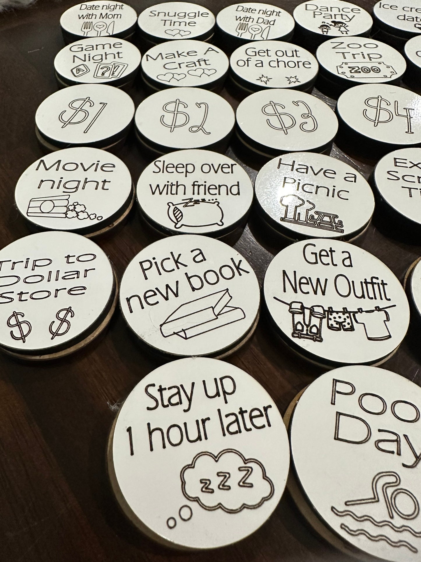 Kids Tokens, Kids Easter Tokens, Fun Tokens, Rewards Token Set, kid’s reward Tokens, Fun Tokens