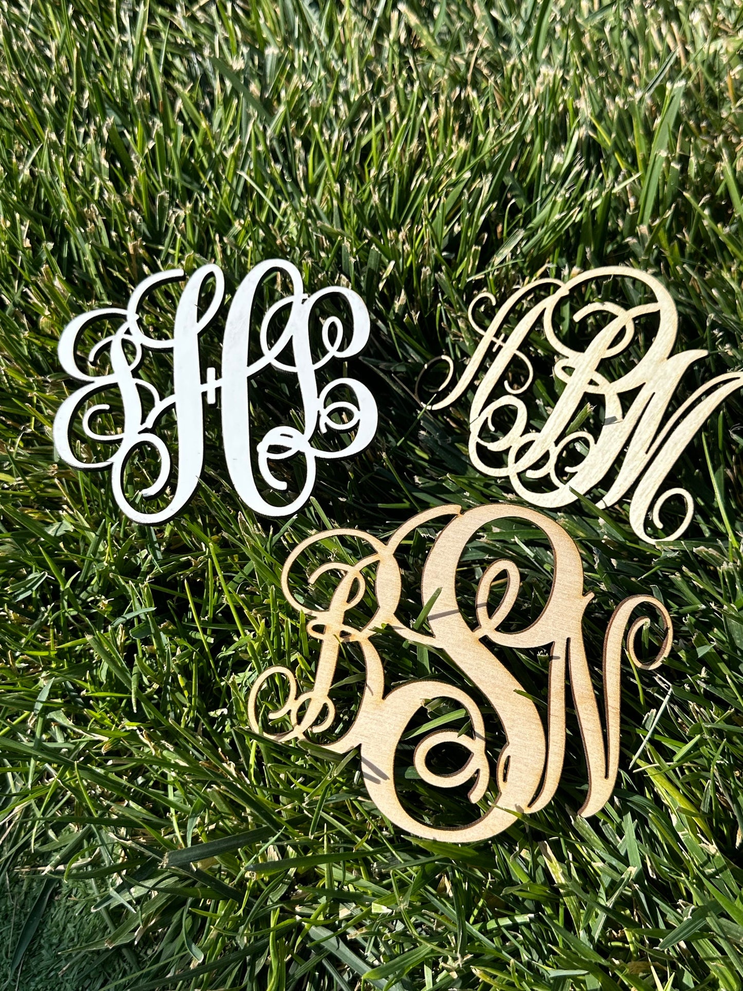 DIY Monograms, Personalized, Monograms Personalized, Car Charm, Wall Decor, Monogram Letters, Curly Letters Monograms