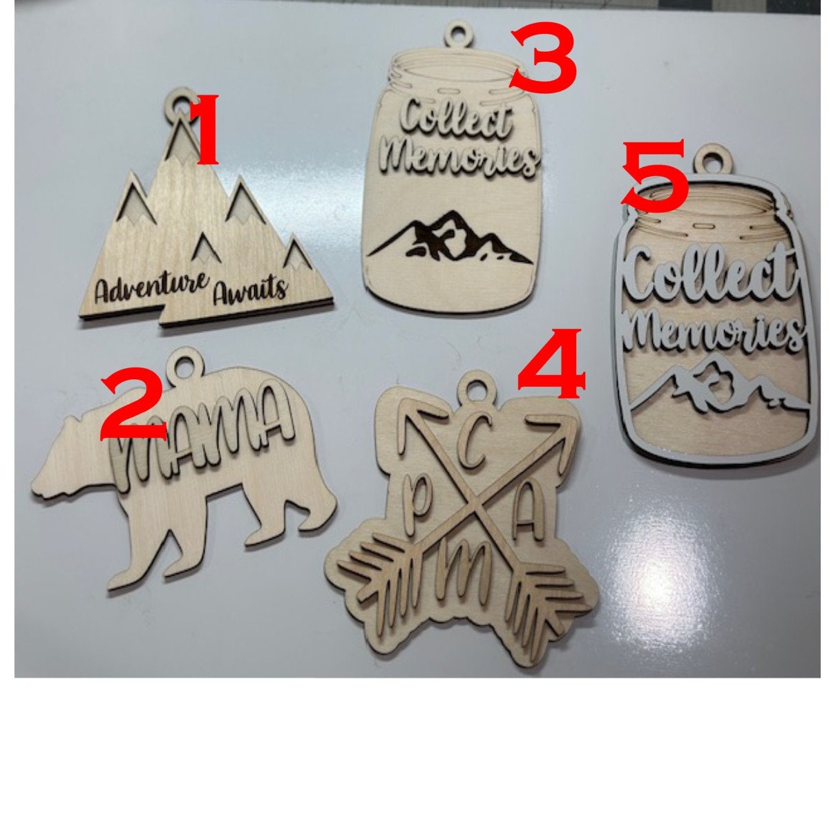 DIY Unfinished Spiritual Charm, Collecting Memories Car Charm, Faith Bag Charm, Mama Ornament, Personalized Memory Keepsake Charm
