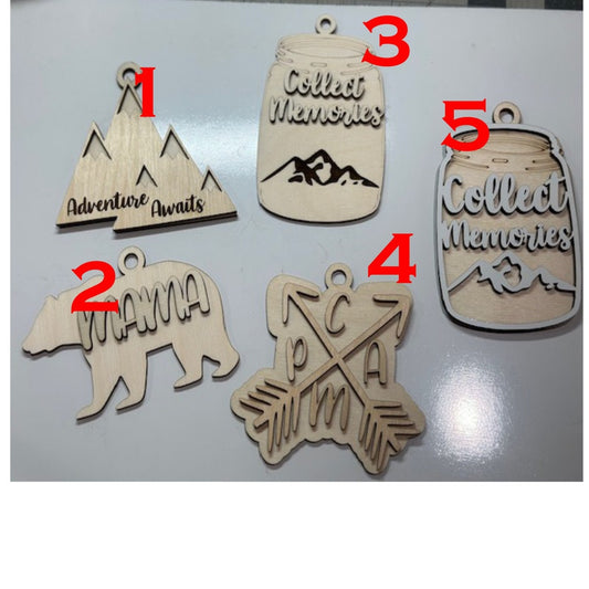 DIY Unfinished Spiritual Charm, Collecting Memories Car Charm, Faith Bag Charm, Mama Ornament, Personalized Memory Keepsake Charm