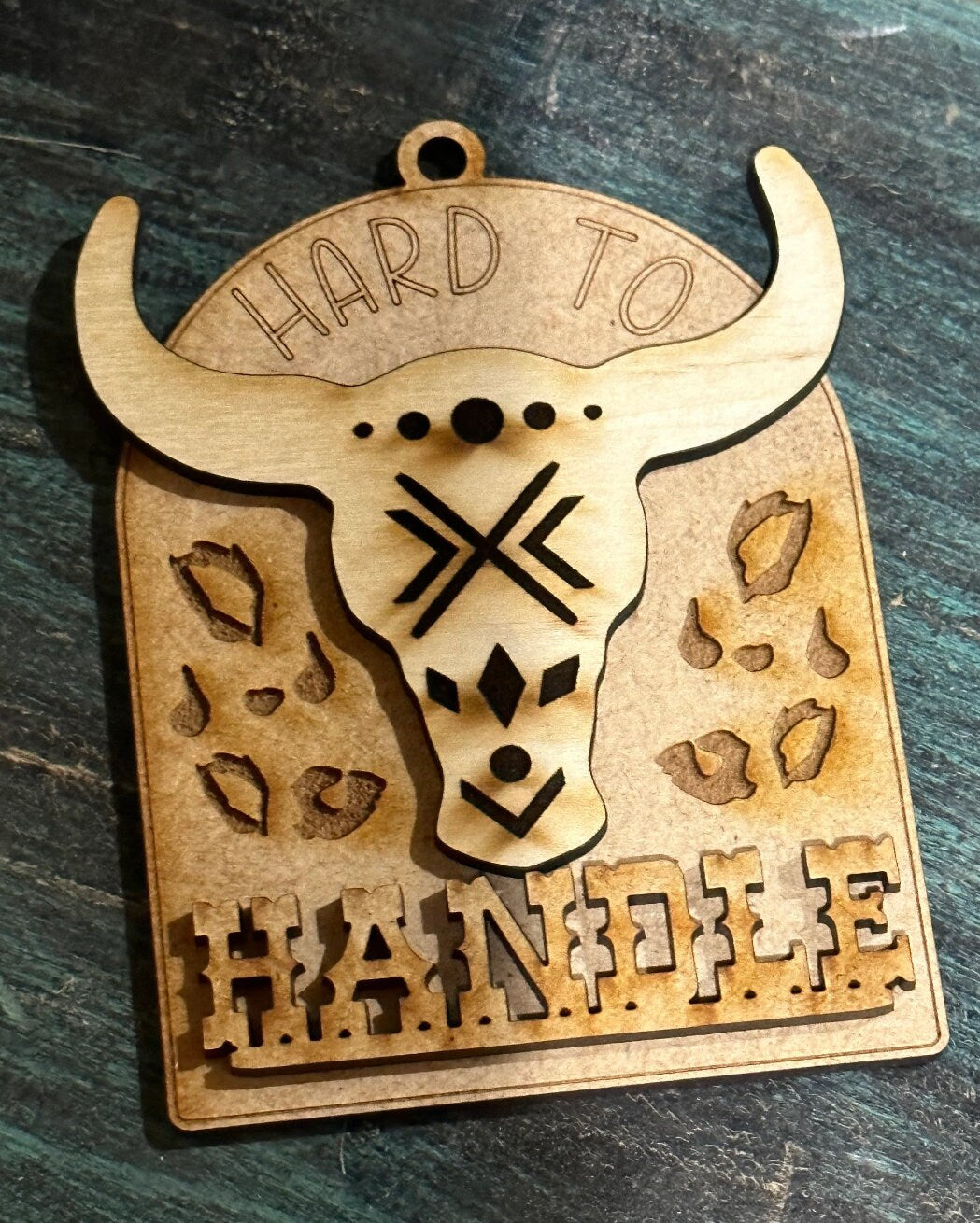 Unfinished DIY Western Car Charms, Hard to Handle Decoration, Customizable Cowboy Car Accessory, Western Style Bag Ornament, Hard to Handle