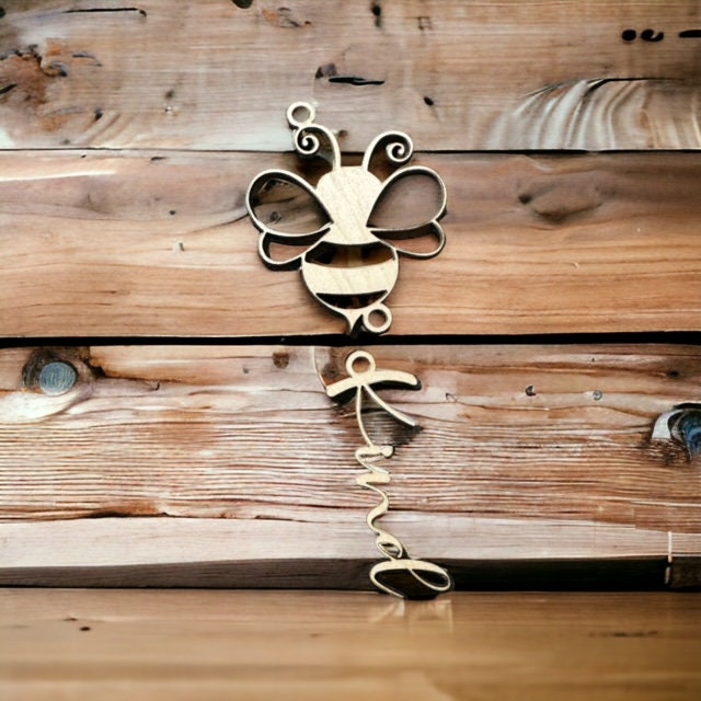 Unfinished DIY Bee Car Charm, Bee Kind Car Charm, Bee car charms, DIY Bee Kind Dangle Charm, DIY Car Charm, Make your own