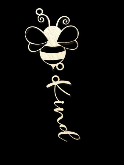 Unfinished DIY Bee Car Charm, Bee Kind Car Charm, Bee car charms, DIY Bee Kind Dangle Charm, DIY Car Charm, Make your own