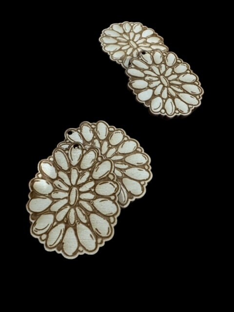 Western Bead Earring DIY Unfinished / Unfinished /Wooden Earrings / Unfinished / DIY / Blank Charm / DIY Western / Earrings / Wood cut