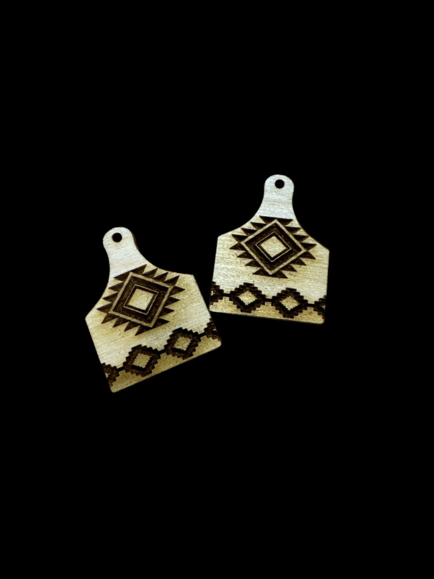 Cowtag Western Earring DIY Unfinished