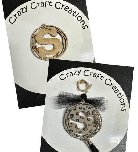 Unfinished Letters, Initial Wooden Car Charms, Unfinished, DIY, Blank Charm, Letter Car Charms, Alphabet Charm, Letter Charm, Wooden