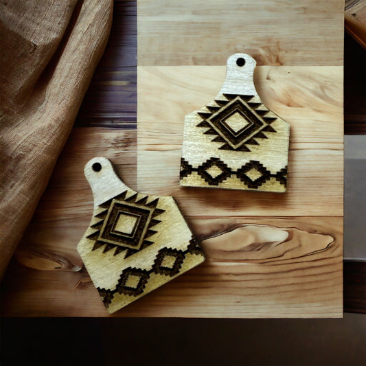 Cowtag Western Earring DIY Unfinished