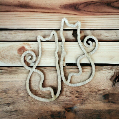 Dog, Cat Earring DIY, Unfinished Wooden Earrings, Animal Wood Cut Designs, DIY Animal Earrings, Craft Blanks, Dog, Cat Wood Earrings