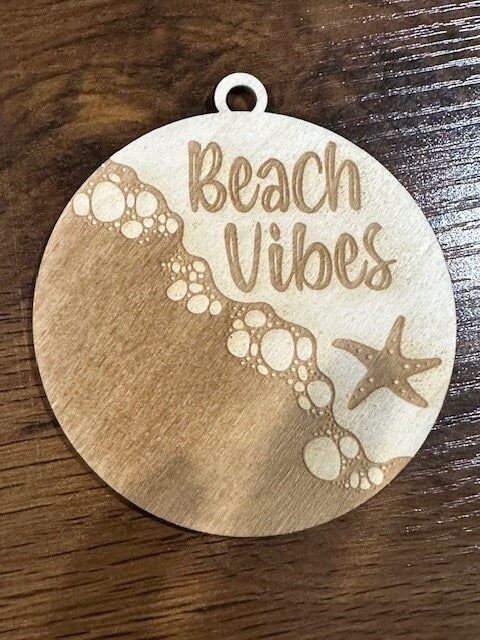 Unfinished DIY Beach Theme Vol 2 / Beach Charms Unfinished / Wooden Ornaments / Unfinished / DIY / Blank Charm/ Salty Beach