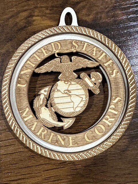 US Military Charm DIY, Unfinished Wooden Car Charms, Blank Military Charm, Custom Design, DIY Navy Charm, Marine Car Charm, Army Ornament