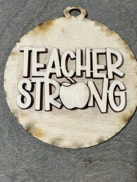 Teacher Ornaments, Teacher Car Charms, DIY Ornaments, Teacher Gift, Custom Teacher Ornaments, Holiday Decorations, gift, teacher gifts