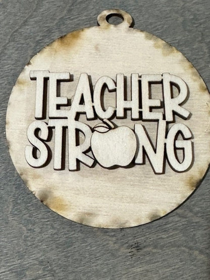Teacher Ornaments, Teacher Car Charms, DIY Ornaments, Teacher Gift, Custom Teacher Ornaments, Holiday Decorations, gift, teacher gifts
