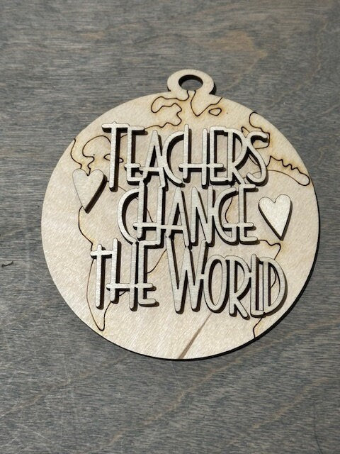 Teacher Ornaments, Teacher Car Charms, DIY Ornaments, Teacher Gift, Custom Teacher Ornaments, Holiday Decorations, gift, teacher gifts