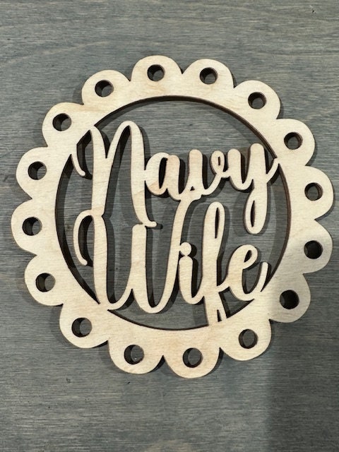 Military Wife Charm DIY, Wooden Car Charms, Unfinished, DIY, Blank Charm, custom design, Wife, Military, Wooden Car Charms, Unfinished