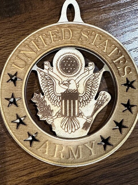US Military Charm DIY, Unfinished Wooden Car Charms, Blank Military Charm, Custom Design, DIY Navy Charm, Marine Car Charm, Army Ornament
