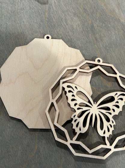 Butterfly Unfinished DIY Car charms, Charm, Butterfly car charms DIY, Butterfly Charm, car charm, Unfinished Butterfly, 2 Sided